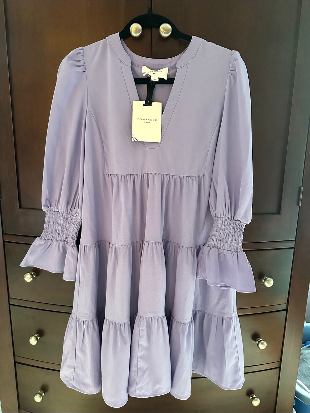 Lavender Tiered Dress